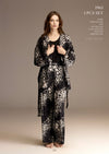 Noire Ikat Kimono Set . 1965