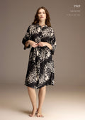 Noire Ikat Shirt Dress . 1969