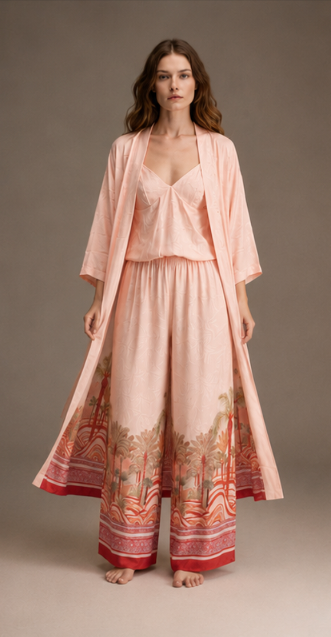 Rosé Palm 3-Piece Set . 1945