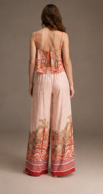 Rosé Palm 3-Piece Set . 1945